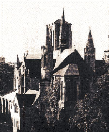 Sepia photo of St Stephens